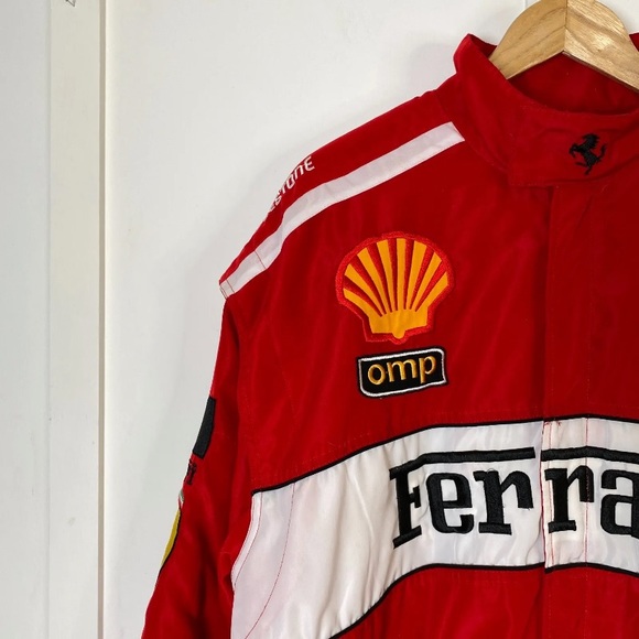 Ferrari Schumacher F1 Racing Jacket Full Zip 1996 Official Licence Red Size 2XL - Picture 5 of 15